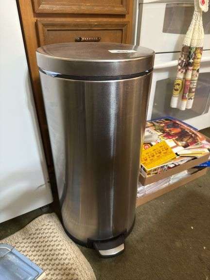 Stainless Steel Step-On Trash Can image