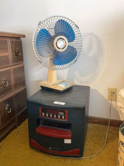 Galaxy Desk Fan and Infrared Space Heater image