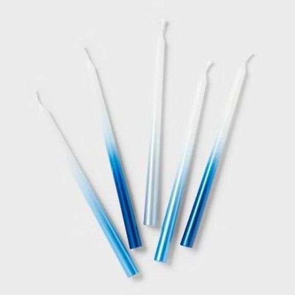 Lot of 3 SPRITZ Menorah Candles - 45 Count Boxes image