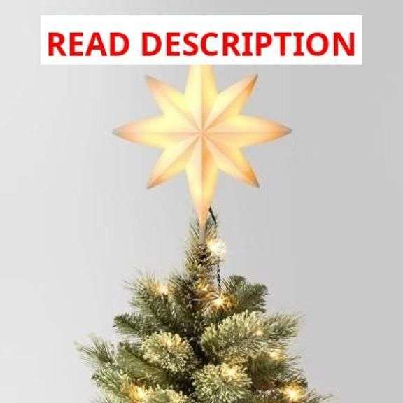 Wondershop Light Up Star Tree Topper image
