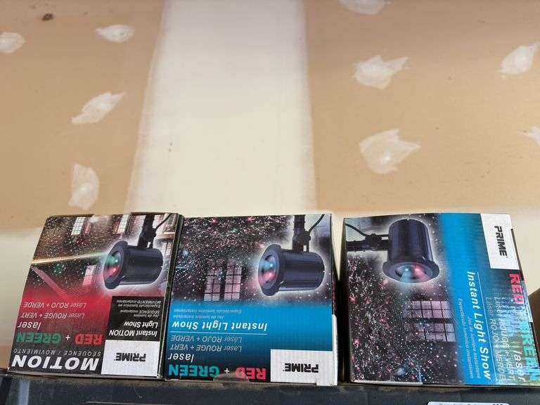 Lot of Three PRIME Instant Light Show Laser Projectors image