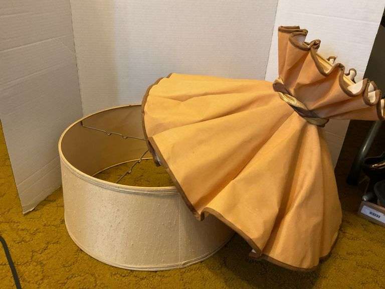 Pair of Fabric Lampshades image
