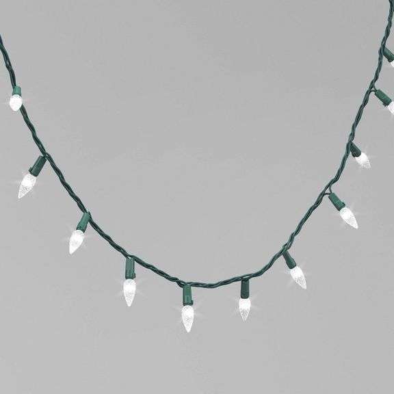 Two Wondershop LED Faceted C6 String Lights image