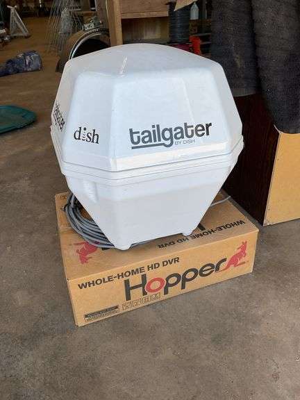 Dish Tailgater Satellite Antenna with Hopper Whole-Home HD DVR image