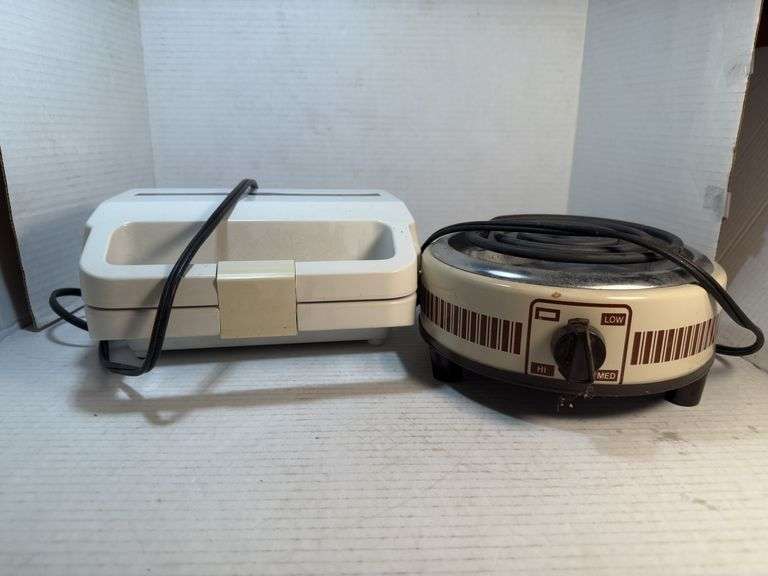 Munsey Sandwich Maker & Single Burner Hot Plate image