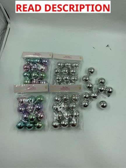 Lot of Holiday Christmas Ornaments image