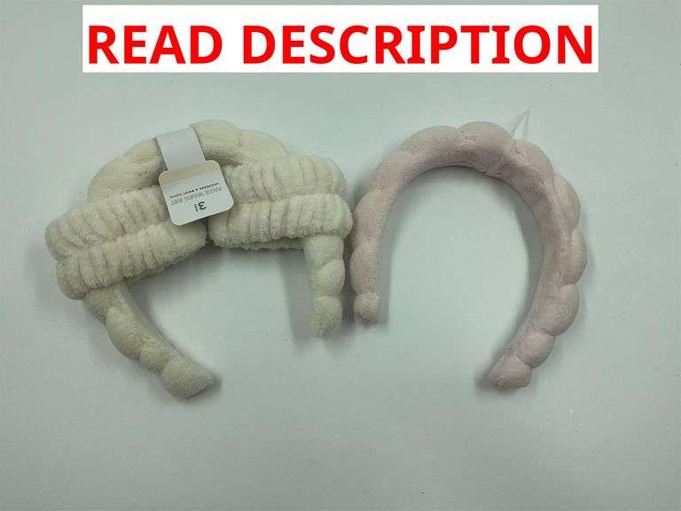 Set of Two Plush Spa Headbands image