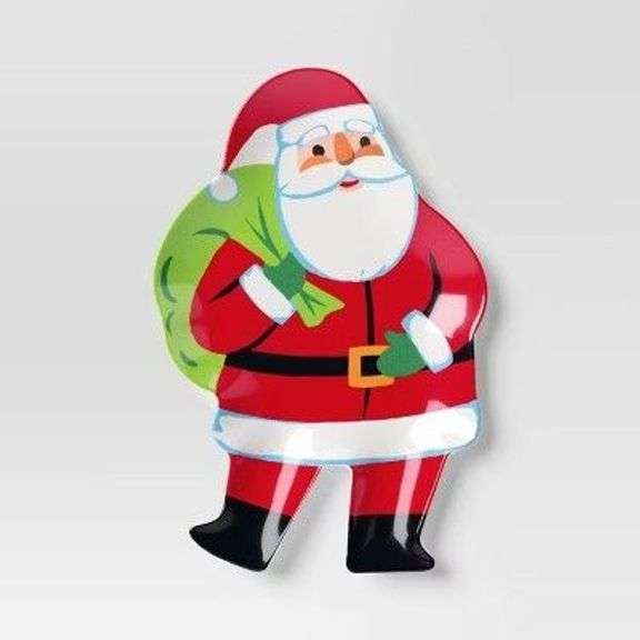 Santa Claus Decorative Plates image