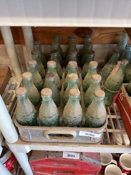 Coca-Cola Bottle Collection with Metal Carrier image