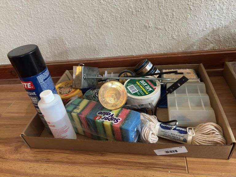 Mixed Lot of Household and Craft Supplies