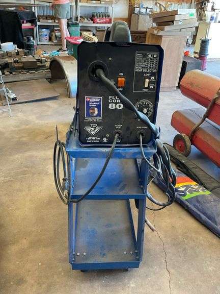 Campbell Hausfeld Wire Feed Welder on Welding Cart image