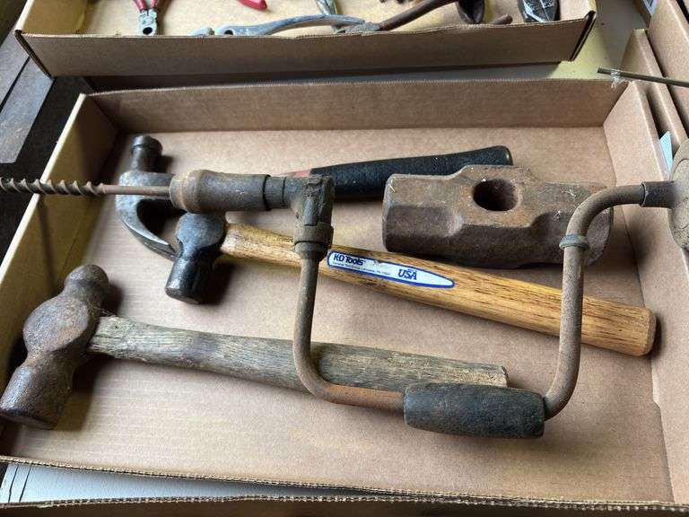 Assorted Hammers and Hand Drill image