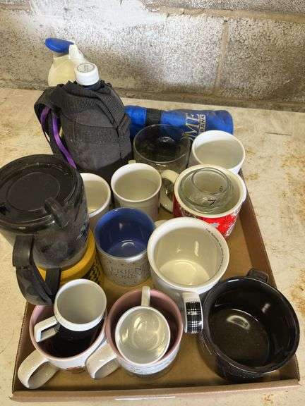 Mugs, Water Bottle, and More - Lot of Assorted Items image