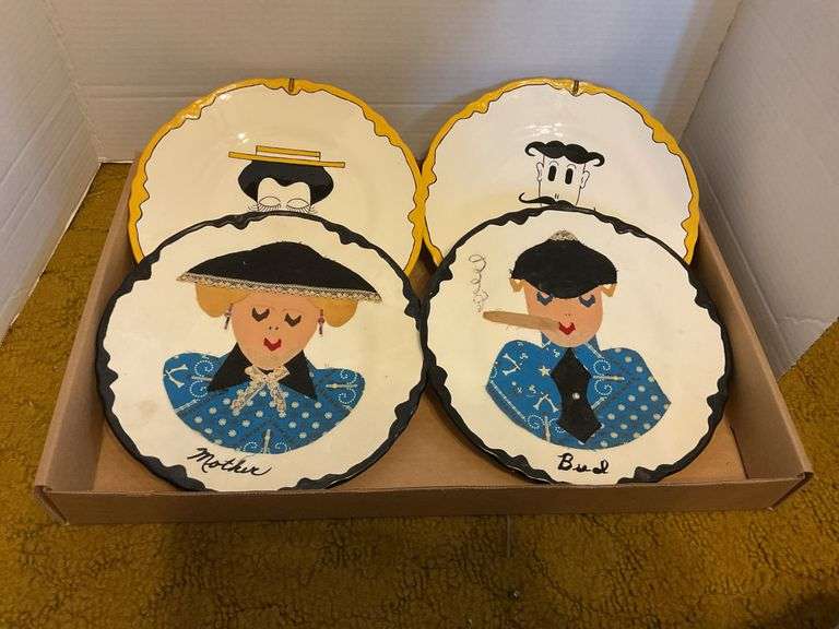 Hand Painted Decorative Plates - Mother & Bud Theme image