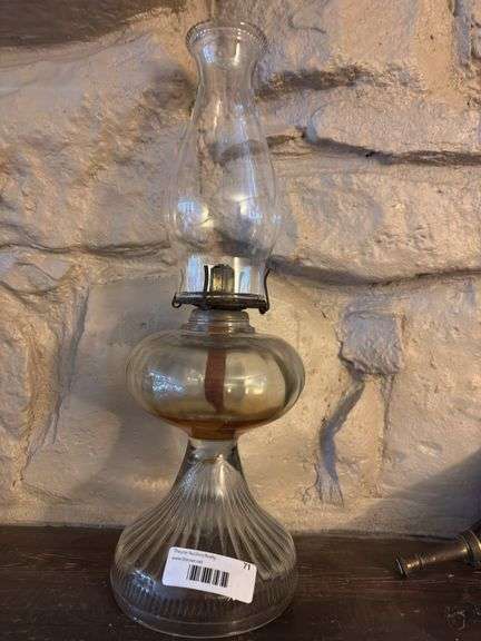 Clear Glass Oil Lamp image
