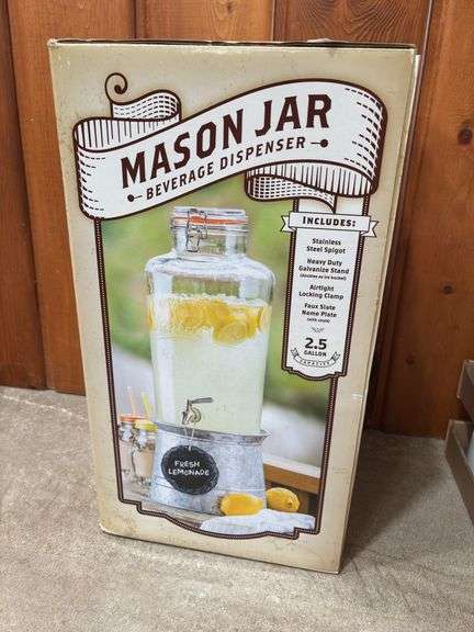 Mason Jar Beverage Dispenser