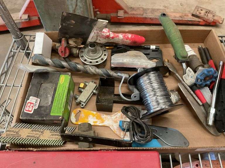 Mixed Lot of Tools and Hardware image