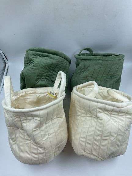 Set of Four Fabric Storage Bins image