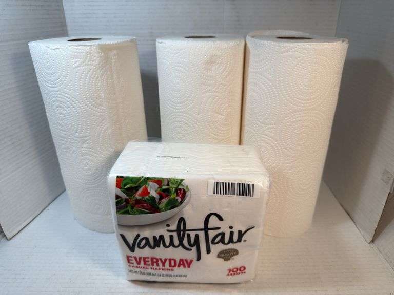 Paper Towels and Vanity Fair Napkins image