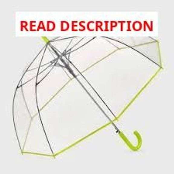 ShedRain Bubble Auto Open Umbrella - Clear image