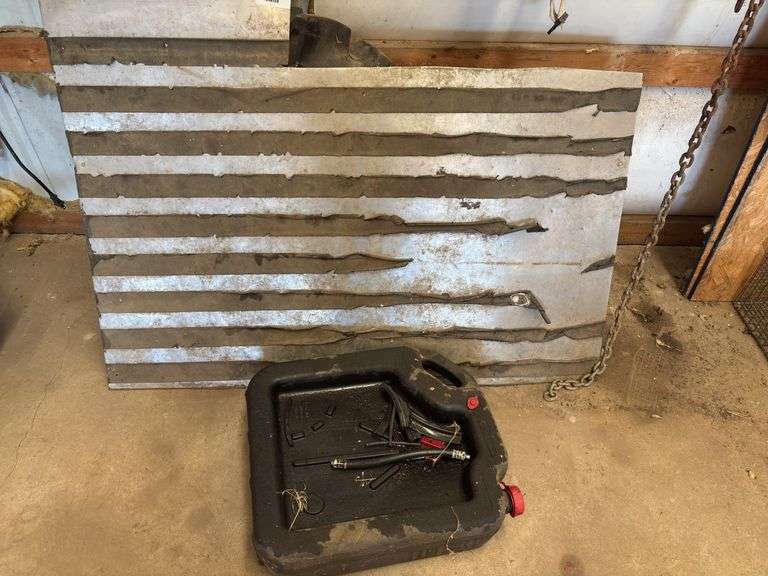 Mud Tire, Metal Plate and Oil Drain Pan image