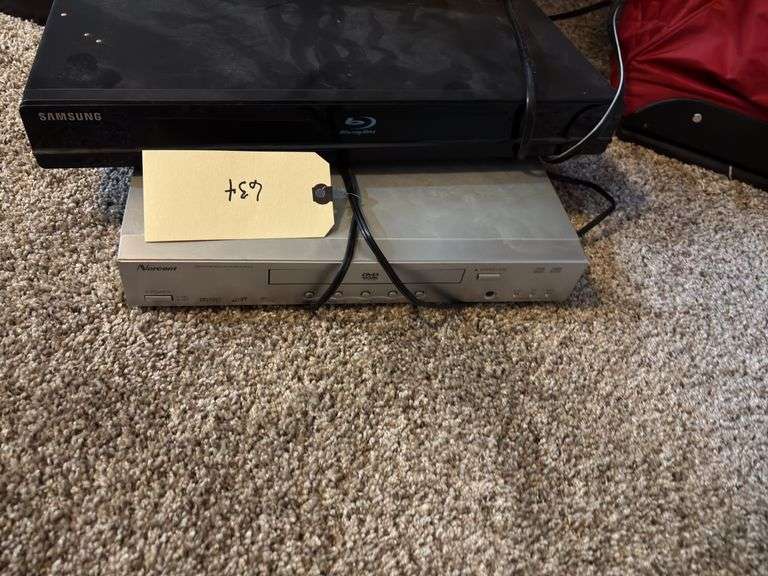 Samsung Blu-Ray Disc Player and Norcent DVD Player image