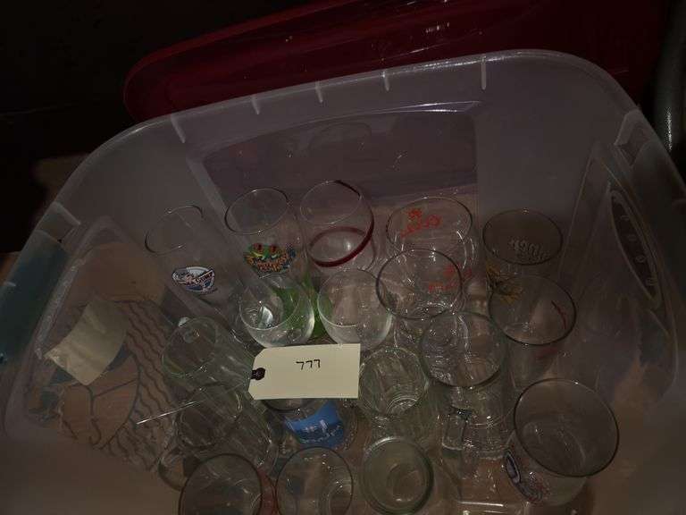 Lot of Mixed Collectible Drinking Glasses image