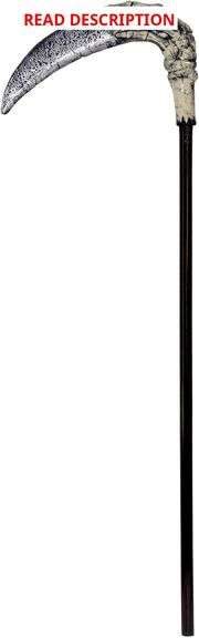 45" Grim Reaper Scythe Halloween Costume Prop image