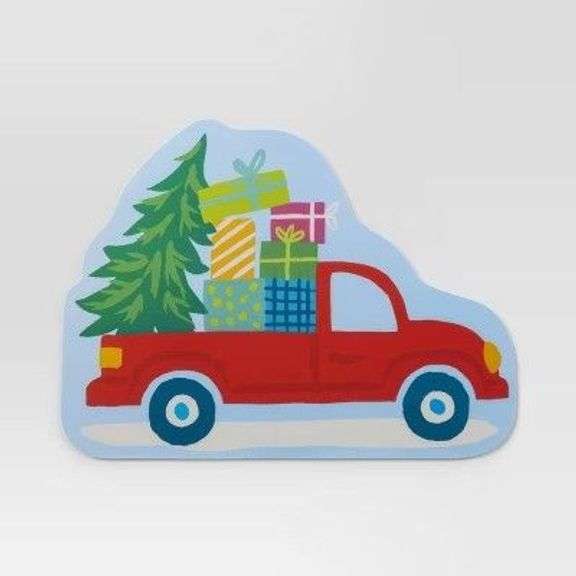 Red Truck Christmas Placemat image