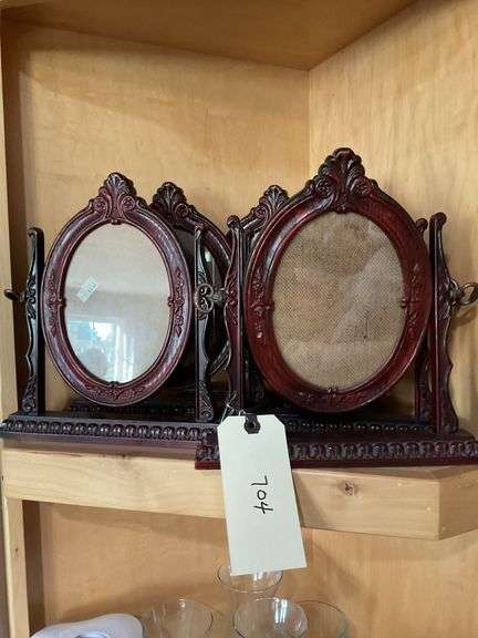 Ornate Triple Picture Frame Display image