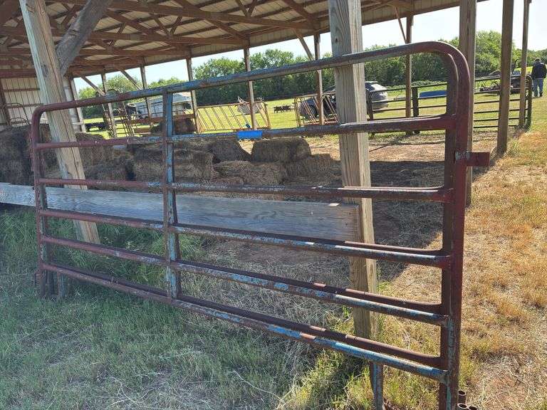 (2) Approx. 10 ft. Metal Farm Gates image