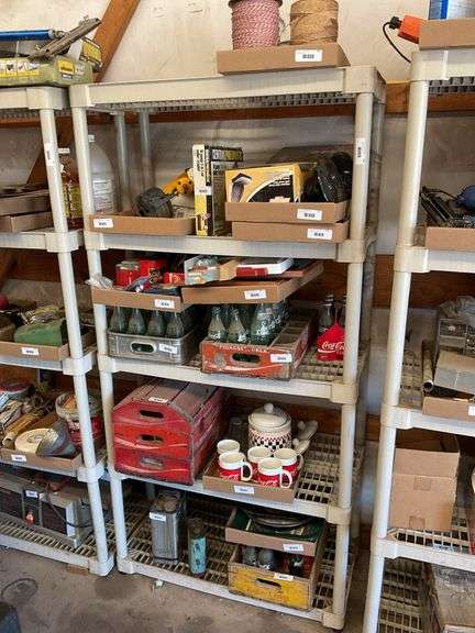 Plastic Shelving Unit, no contents (3' x 1-1/2' x 6') image