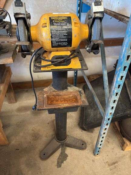 Central Machinery Bench Grinder on Stand image