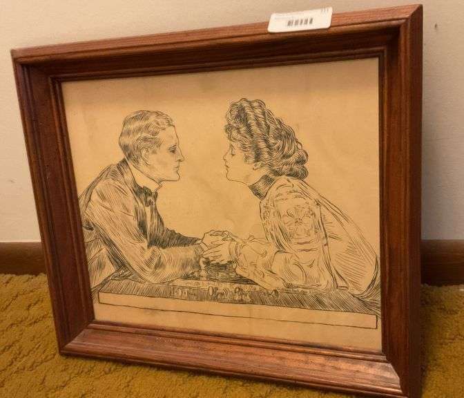 Framed "Sadie Covell after Filson" Print image