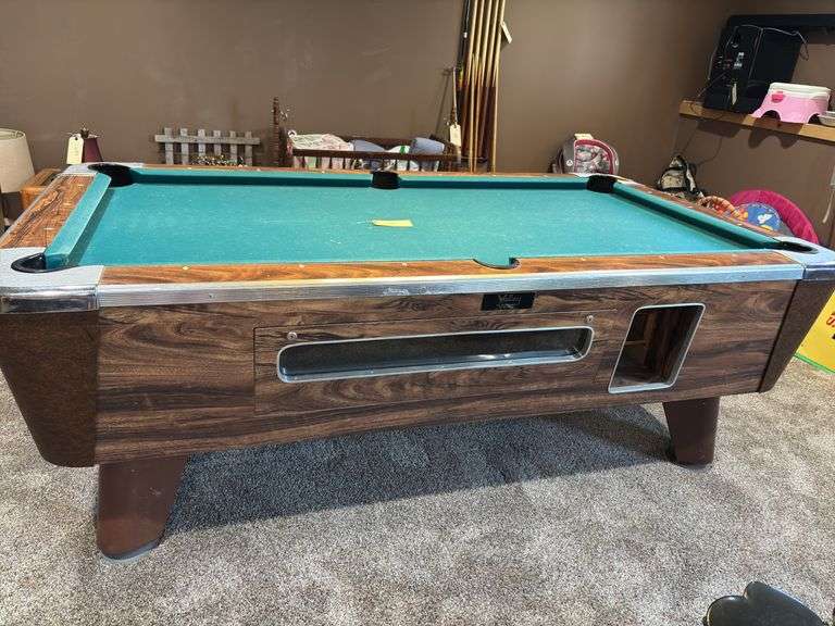 Billiard Table, 7'3" x 50" x 31" (Buyer must remove) image