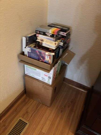 Box Lot Assorted VHS Movie Tapes image