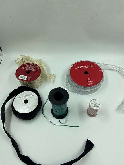 Assorted Decorative Ribbon Lot - WONDERSHOP and More! image