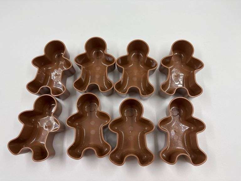 Wondershop Gingerbread Man Snack Bowls - Set of 8 image