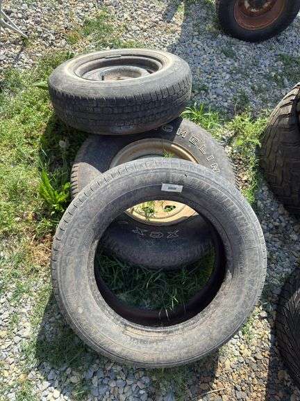 Lot of Assorted Tires and Wheels image