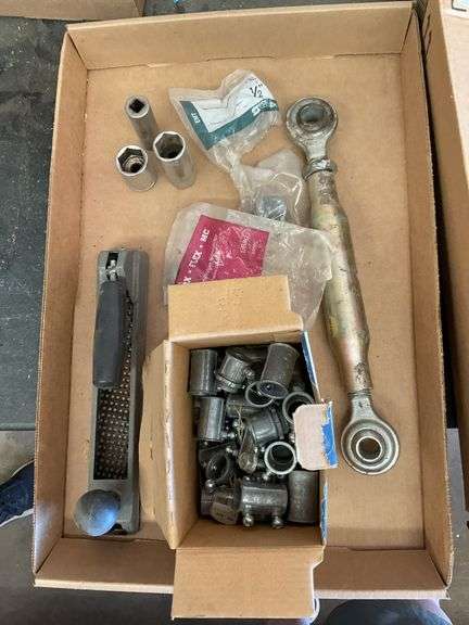 Mixed Lot of Electrical Connectors, Sockets, Metalworking Tool and More image