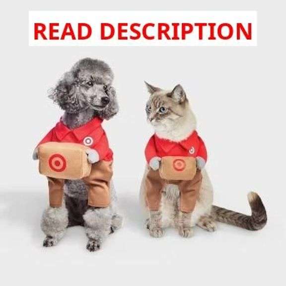 Hyde & EEK! Boutique Pet Target Delivery Worker Costume - Sizes XS & M