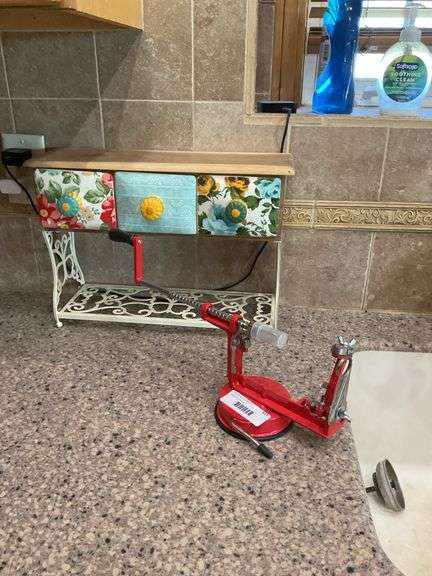 Apple Peeler Corer Slicer and Decorative Cabinet image