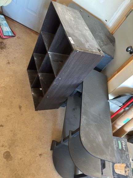 Corner Desk, Shelf Unit and Stand image