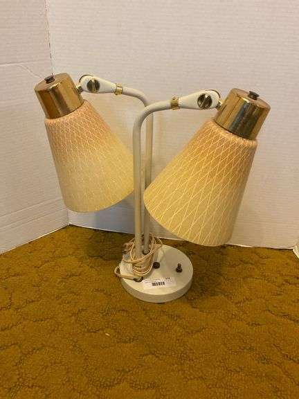 Mid-Century Modern Style Double Cone Desk Lamp image