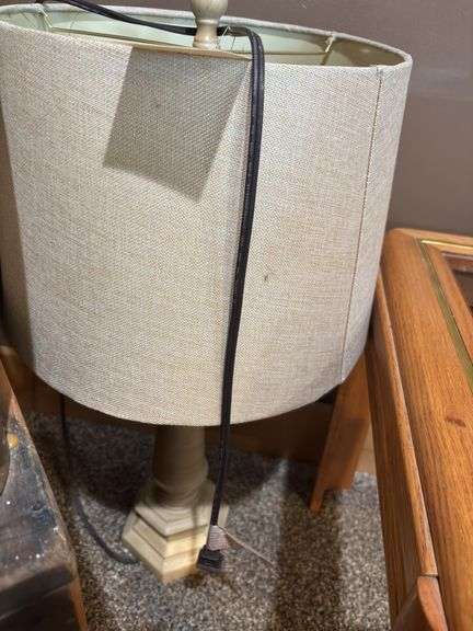 Table Lamp with Linen Shade image