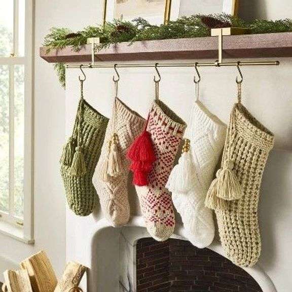 Hearth & Hand Stockings with Tassels - Set of Two image