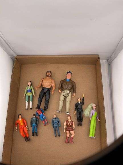Group of Male & Female Action Figures and Dolls image