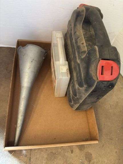 Black & Decker Tool Box with Tire Repair Kit and Funnel image