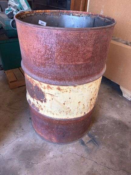 Large Metal Drum - Salvaged image
