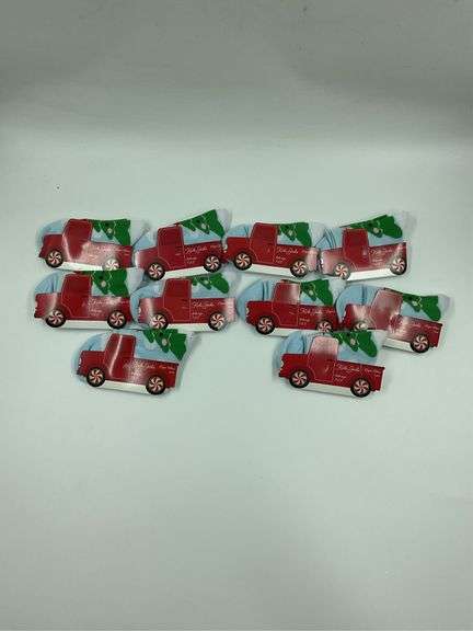 Set of 10 Novelty Christmas Truck Socks image